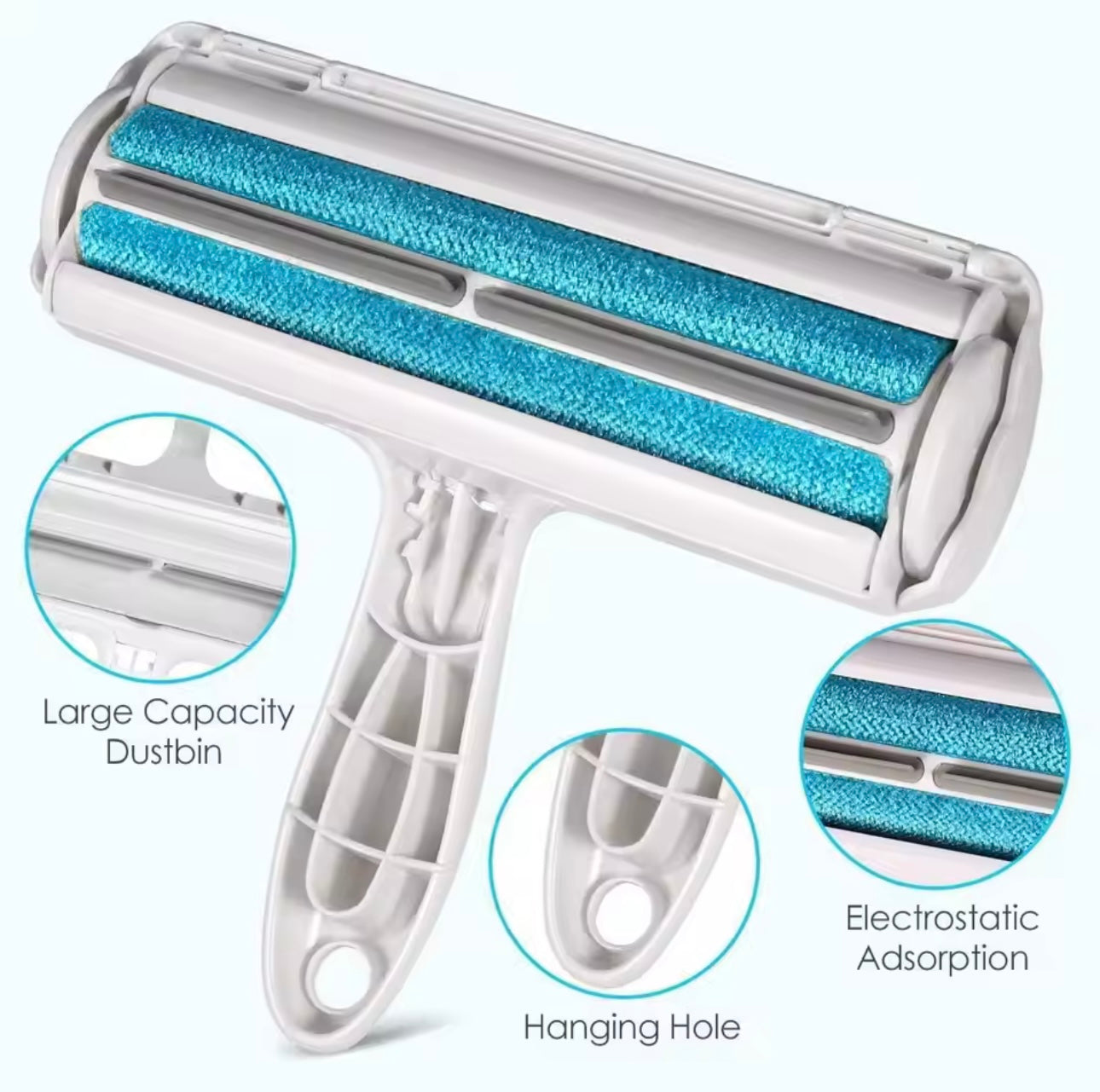 Trigged Pet Hair Remover Roller